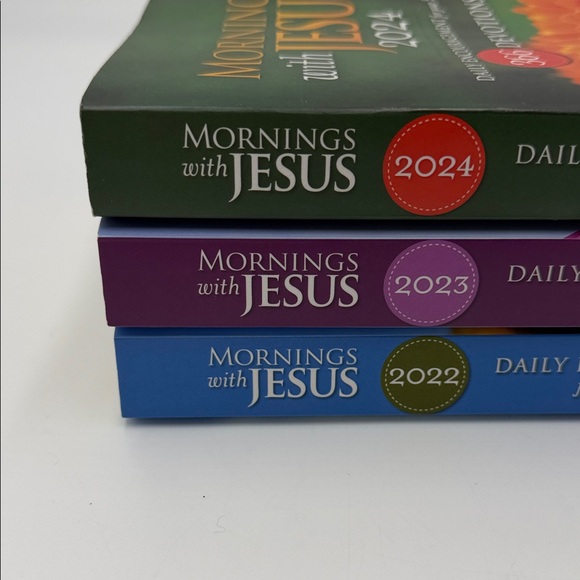 Mornings with Jesus Devotional Book Set 2022, 2023, 2024 - Picture 2 of 5